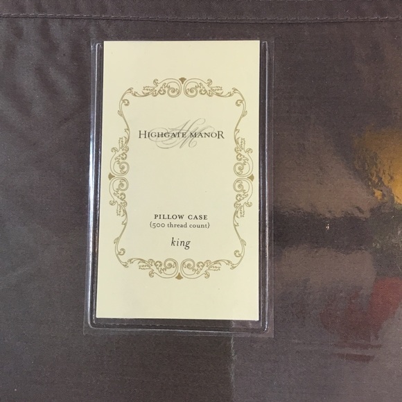 Hi gate Manor king pillowcases, NIB, 500 tc, 2 cases - Picture 3 of 5